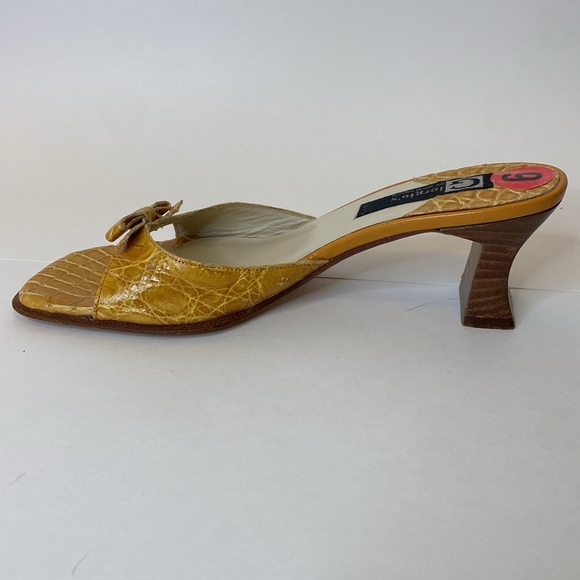 GIORGIO'S of PALM BEACH genuine alligator heels Women’s size 6 - Picture 6 of 10